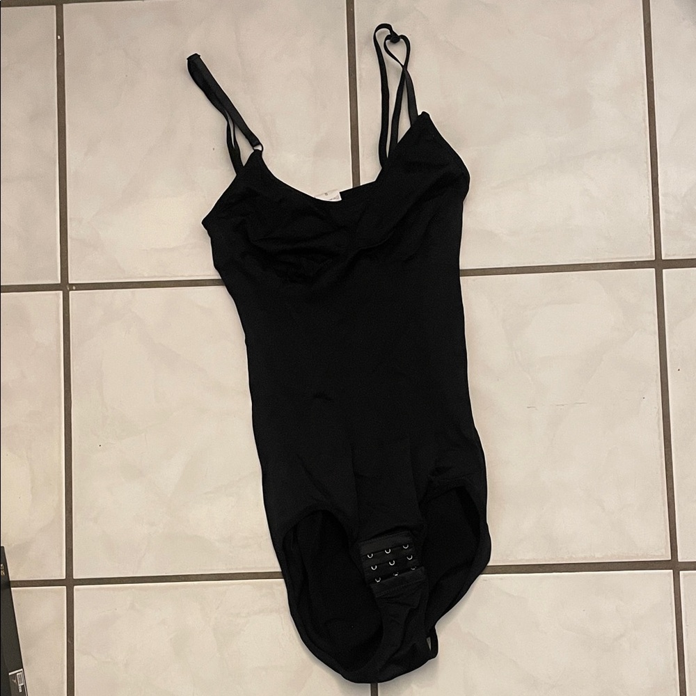 Black Bodysuit with Adjustable Straps